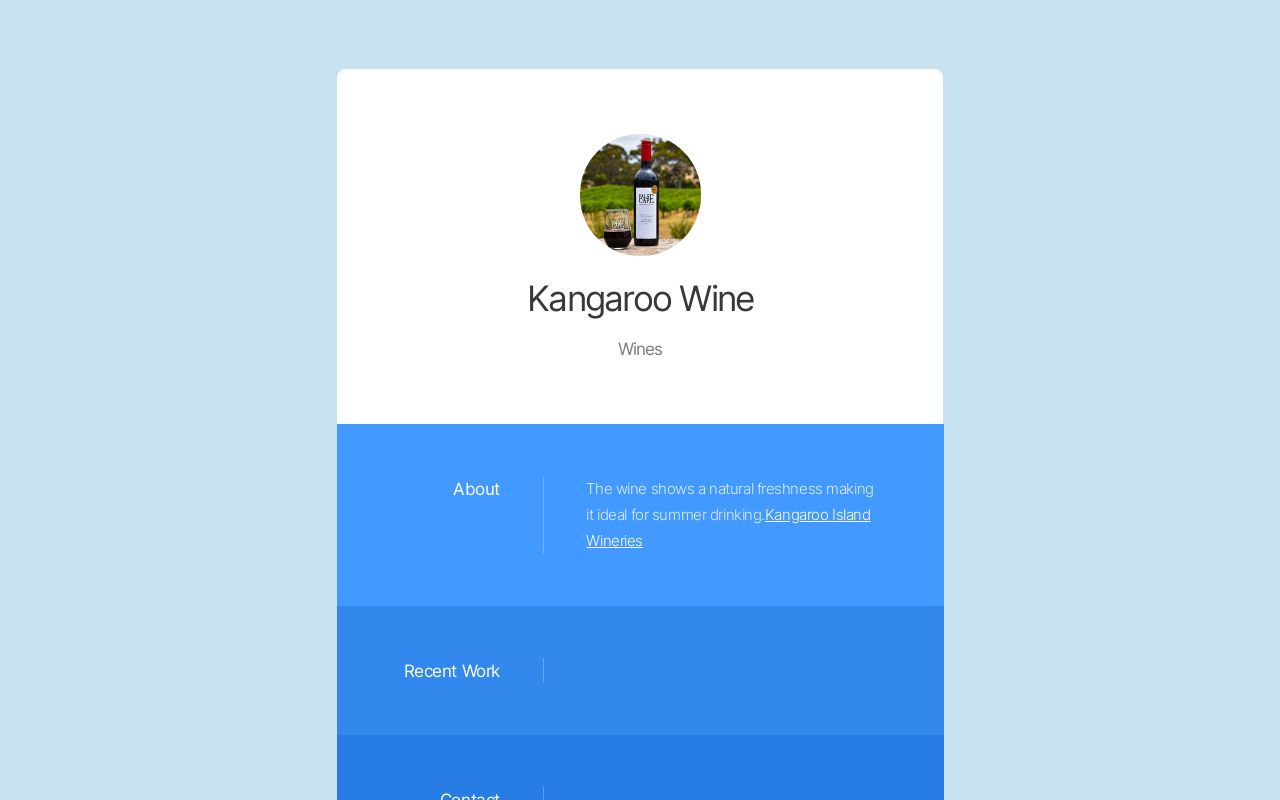Carrd profile picture for @wines